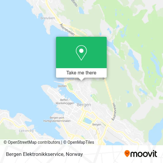 Bergen Elektronikkservice map