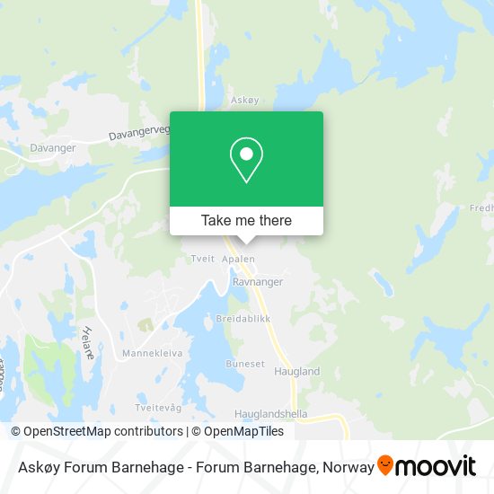 Askøy Forum Barnehage - Forum Barnehage map