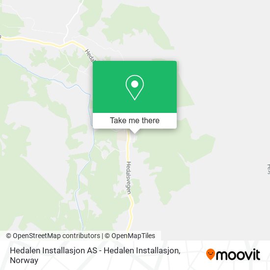 Hedalen Installasjon AS - Hedalen Installasjon map