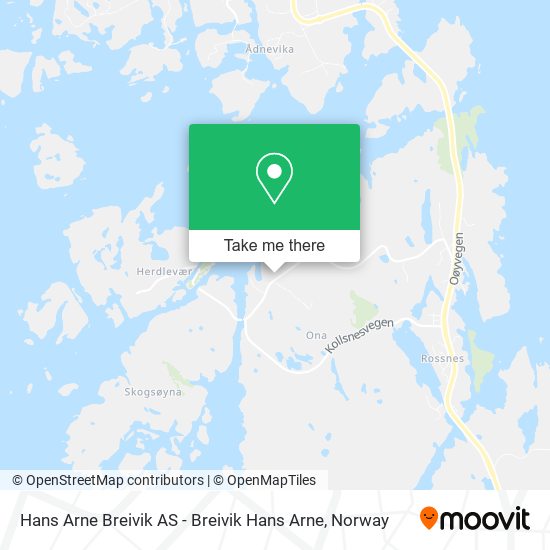 Hans Arne Breivik AS - Breivik Hans Arne map