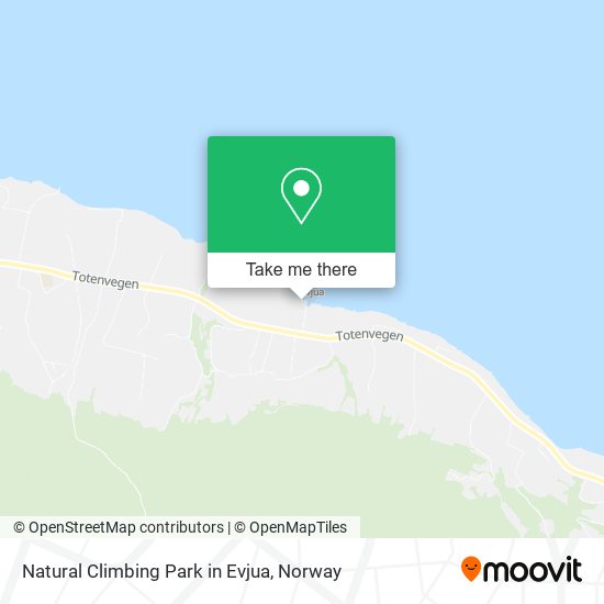 Natural Climbing Park in Evjua map