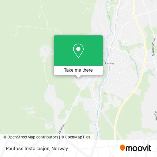 Raufoss Installasjon map