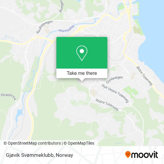 Gjøvik Svømmeklubb map
