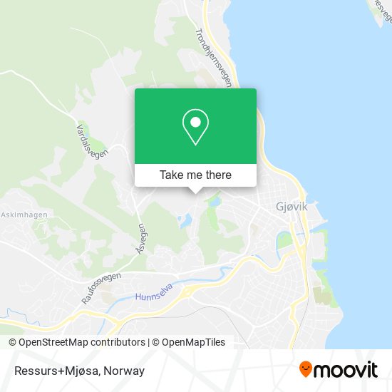 Ressurs+Mjøsa map