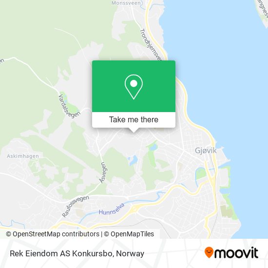 Rek Eiendom AS Konkursbo map