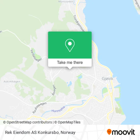 Rek Eiendom AS Konkursbo map