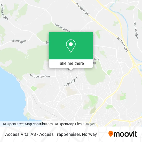 Access Vital AS - Access Trappeheiser map