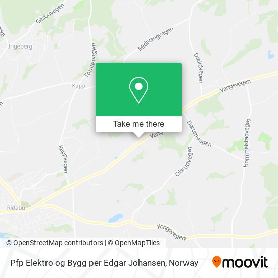 Pfp Elektro og Bygg per Edgar Johansen map