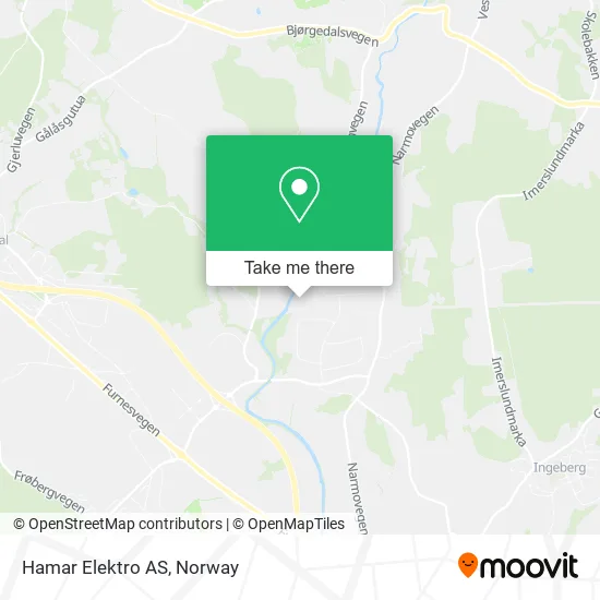 Hamar Elektro AS map