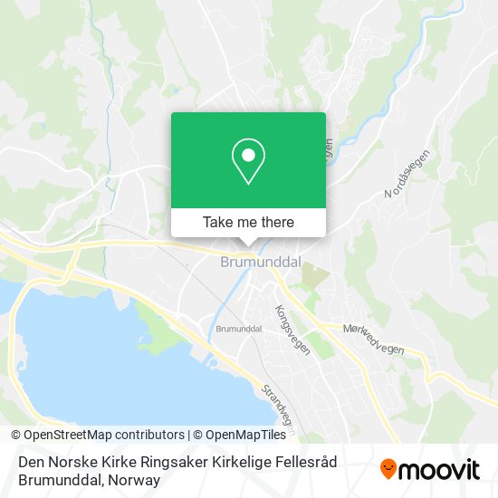Den Norske Kirke Ringsaker Kirkelige Fellesråd Brumunddal map