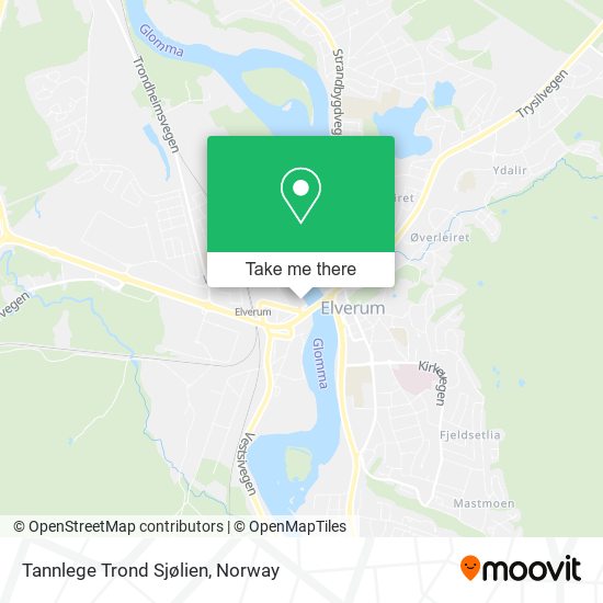 Tannlege Trond Sjølien map