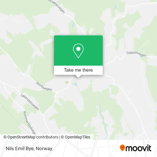 Nils Emil Bye map