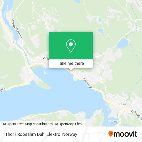 Thor i Robsahm Dahl Elektro map