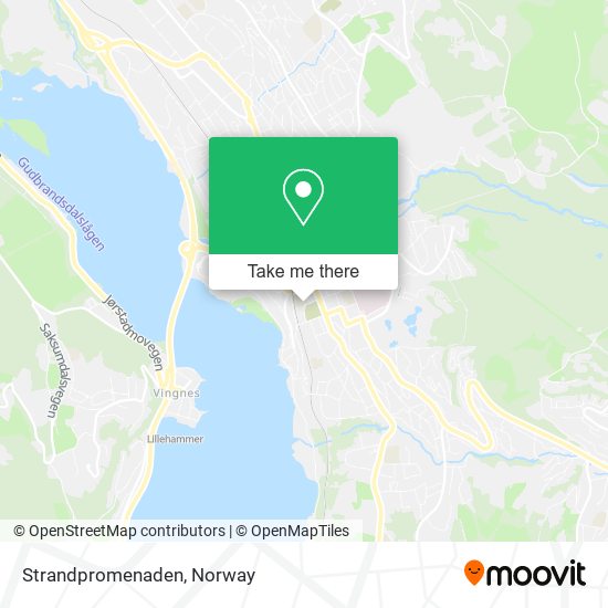 Strandpromenaden map