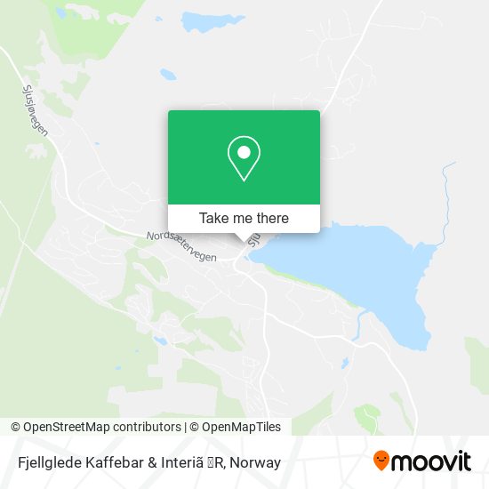Fjellglede Kaffebar & Interiã ̧R map