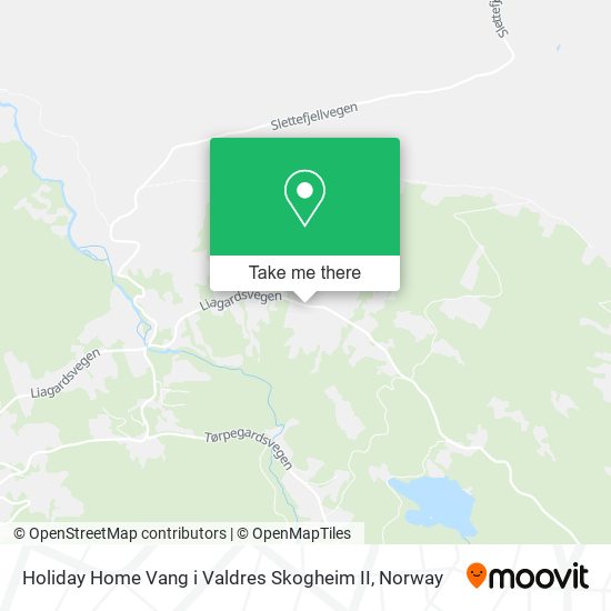 Holiday Home Vang i Valdres Skogheim II map