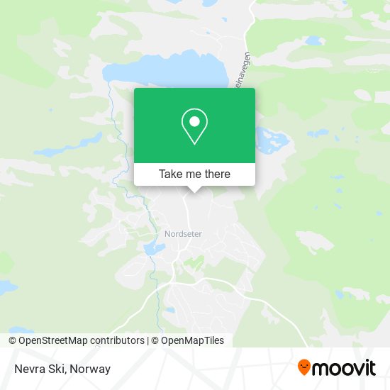 Nevra Ski map
