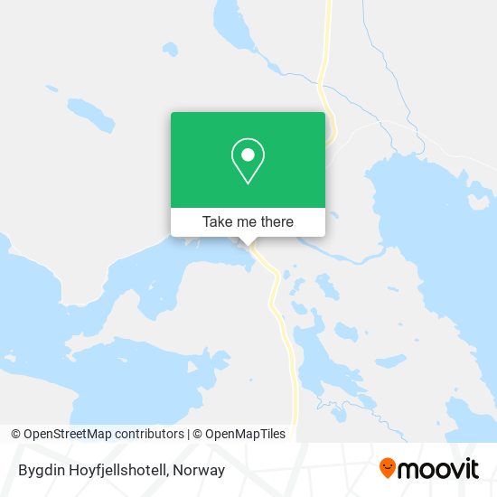 Bygdin Hoyfjellshotell map