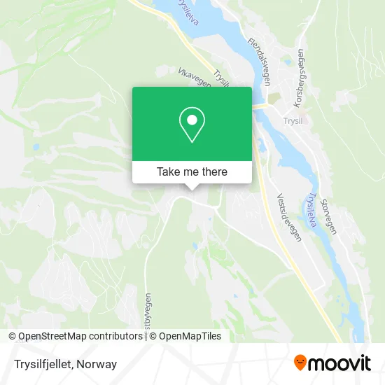 Trysilfjellet map