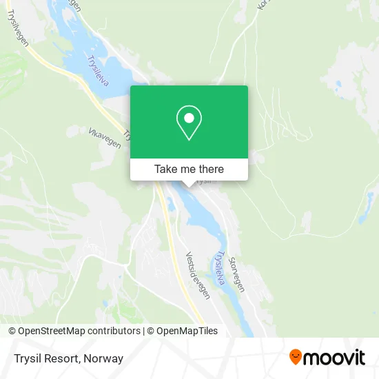 Trysil Resort map