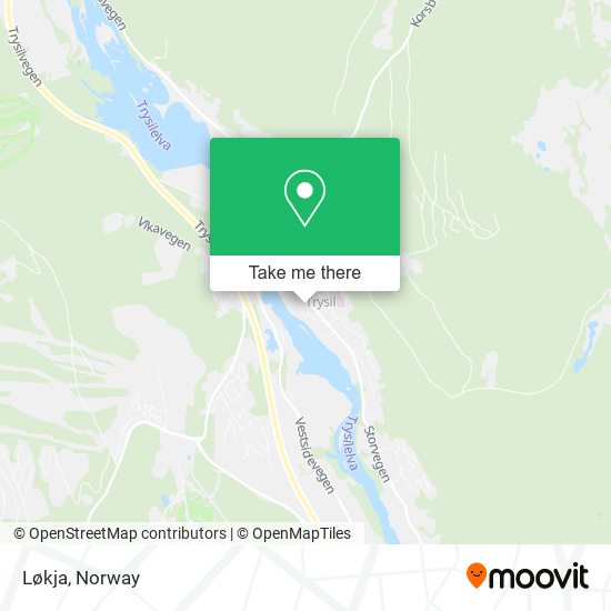 Løkja map