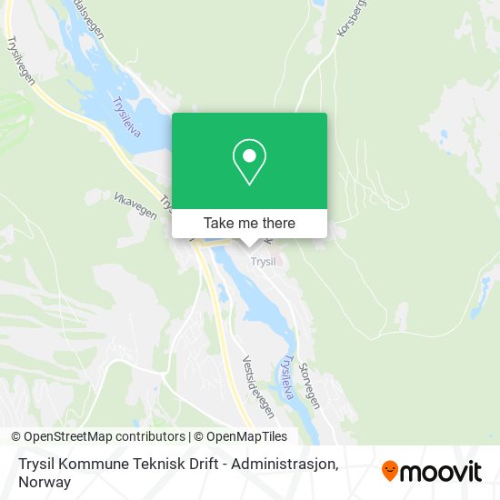 Trysil Kommune Teknisk Drift - Administrasjon map