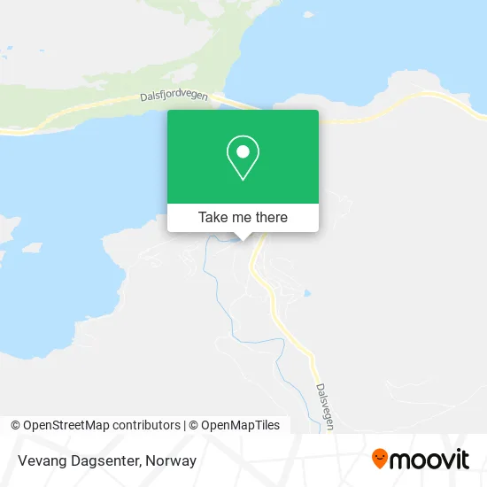 Vevang Dagsenter map