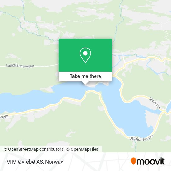 M M Øvrebø AS map