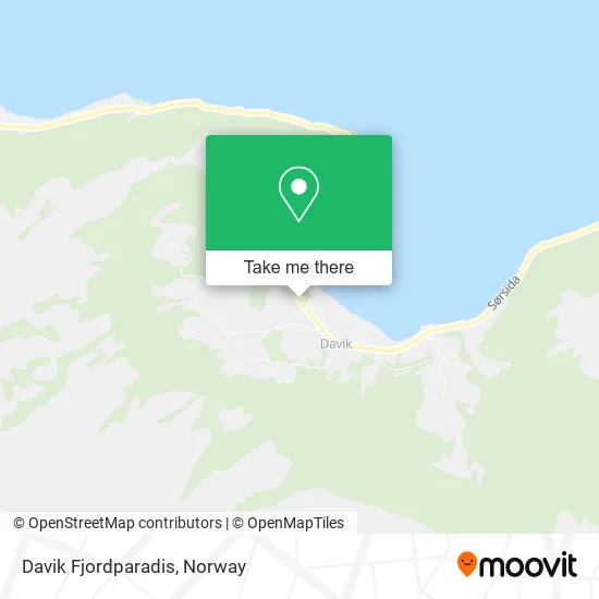 Davik Fjordparadis map