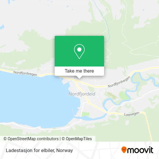 Ladestasjon for elbiler map