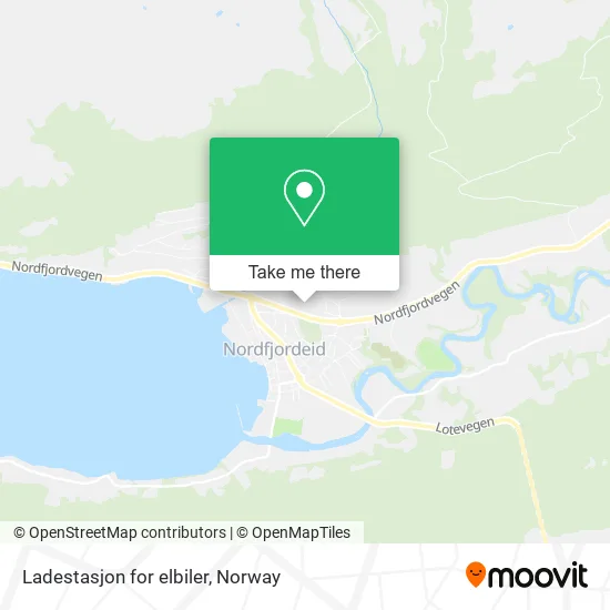 Ladestasjon for elbiler map