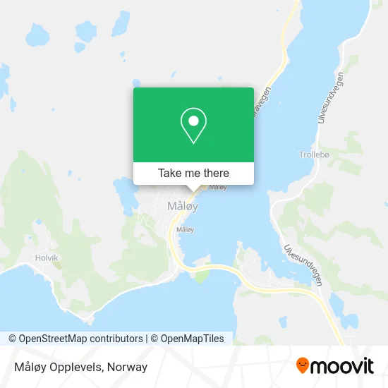Måløy Opplevels map