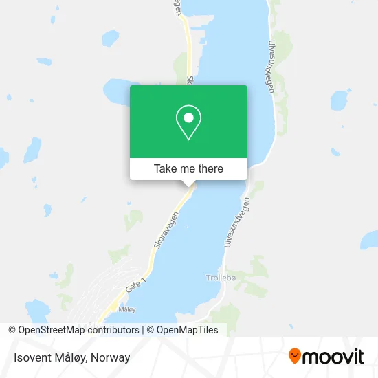 Isovent Måløy map