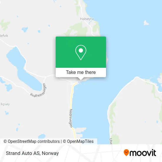 Strand Auto AS map