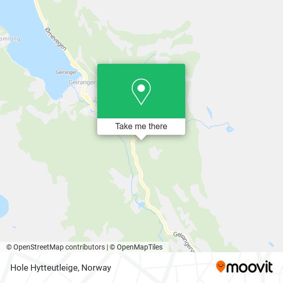 Hole Hytteutleige map