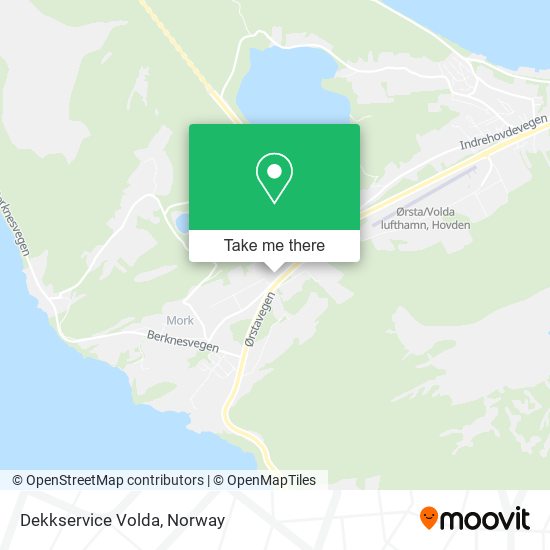 Dekkservice Volda map