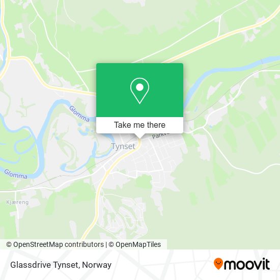 Glassdrive Tynset map