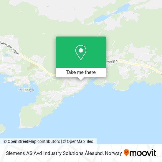 Siemens AS Avd Industry Solutions Ålesund map