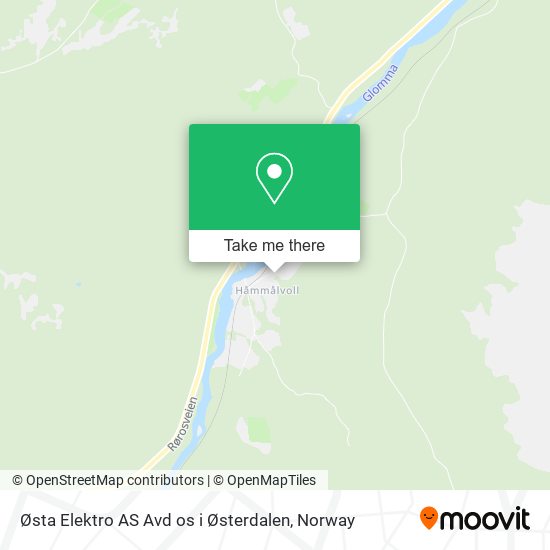 Østa Elektro AS Avd os i Østerdalen map
