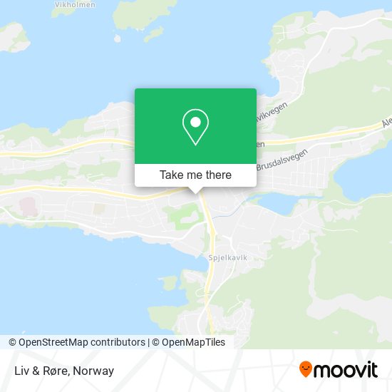 Liv & Røre map