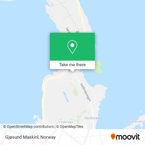 Gjøsund Maskinl map