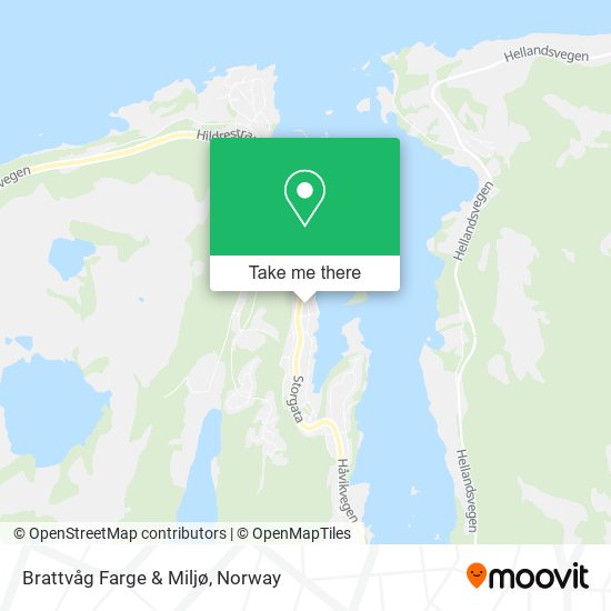 Brattvåg Farge & Miljø map