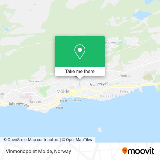 Vinmonopolet Molde map