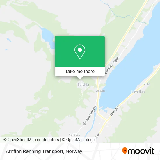 Arnfinn Rønning Transport map