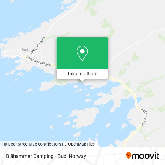 Blåhammer Camping - Bud map
