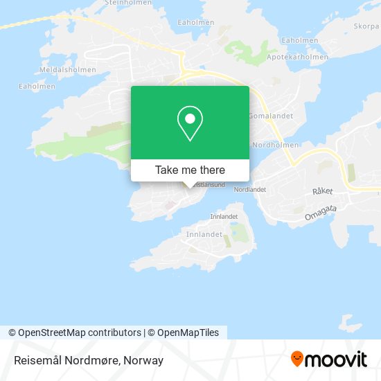 Reisemål Nordmøre map