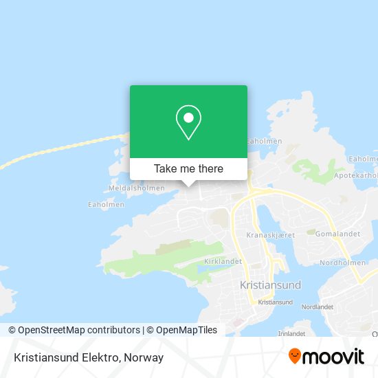 Kristiansund Elektro map