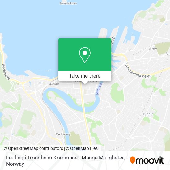 Lærling i Trondheim Kommune - Mange Muligheter map