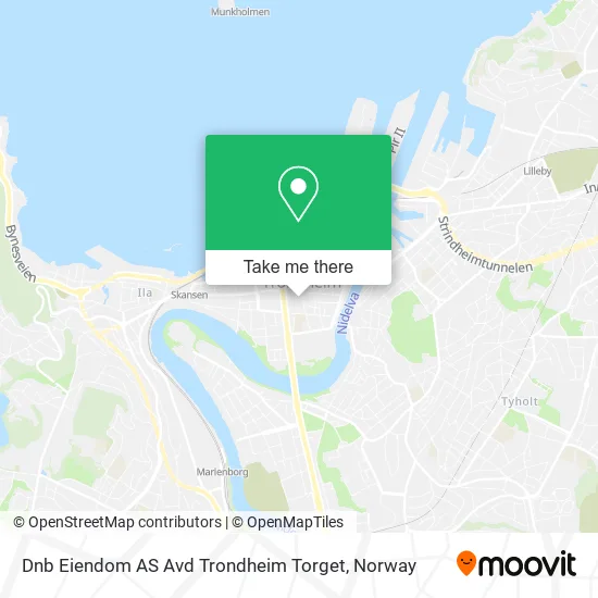 Dnb Eiendom AS Avd Trondheim Torget map