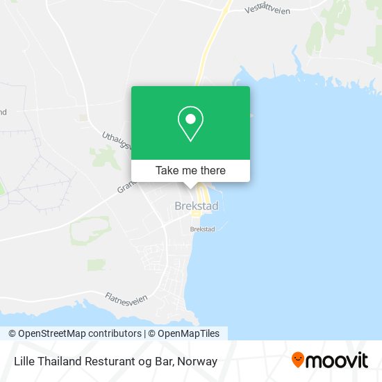 Lille Thailand Resturant og Bar map